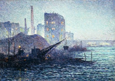 The Thames in London by Maximilien Luce