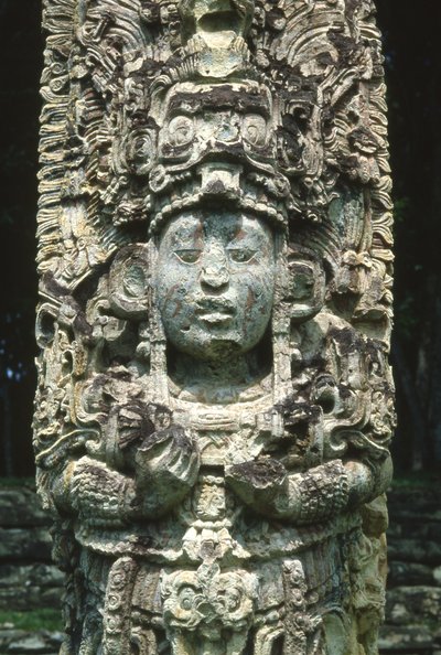 Copan Stela H by Mayan