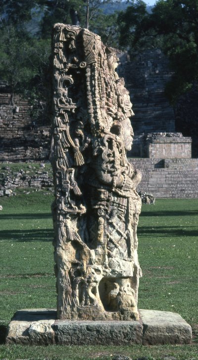 Copan Stela H by Mayan
