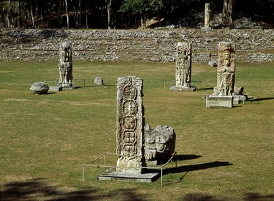 Remains of the Ceremonial Square by Mayan Mayan