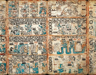 The Codex of Madrid, Painted Miniatures by Mayan Mayan