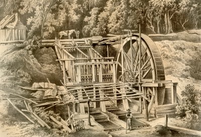 Quartz Crushing Mill, Australia, 1879 by McFarlane and Erskine