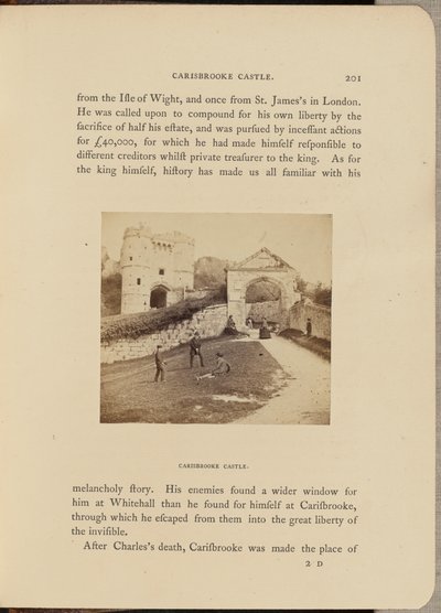 Carisbrooke Castle; General View by McLean and Melhuish