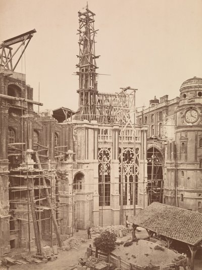 Restoration of Sainte Chapelle by Mederic Mieusement