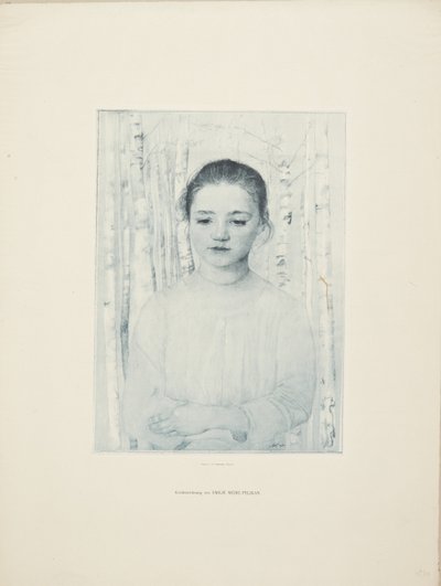 Portrait of a Woman, Half-Figure by Mediz Pelikan, Emilie