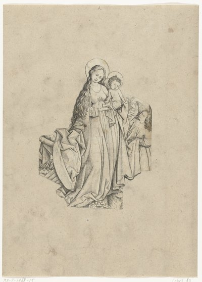 Mary with Child by Meester E.S.
