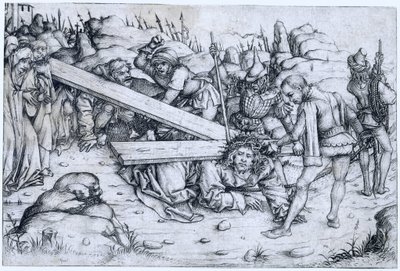 The Carrying of the Cross by Meester van het Amsterdamse Kabinet