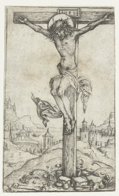 The Crucifixion by Meester van het Amsterdamse Kabinet