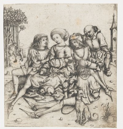 Card Players by Meester van het Amsterdamse Kabinet