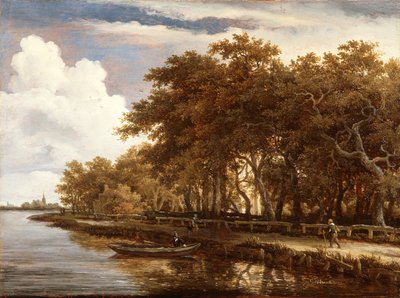 View Along the Amstel by Meindert Hobbema