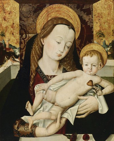 Madonna with Child by Meister der Habsburger