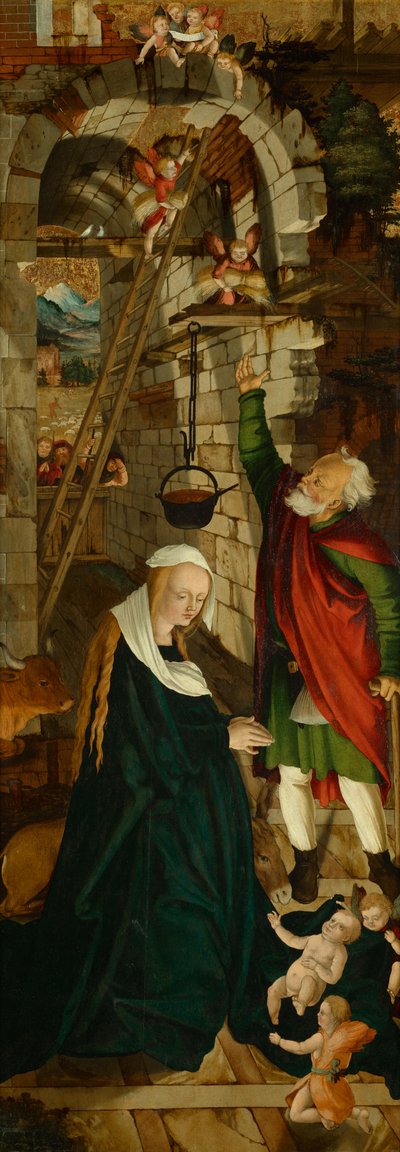 Birth of Christ by Meister der Oberfalkensteiner Altarflügel