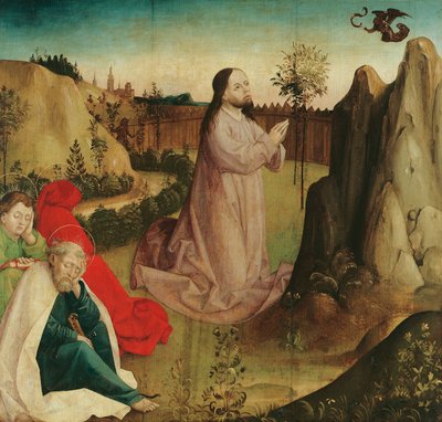 Christ on the Mount of Olives by Meister der Veitslegende