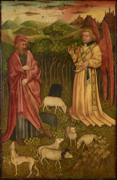 Message of the Angel to Joachim by Meister des Albrechtsaltars