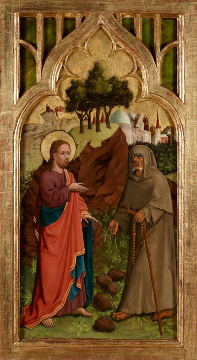 The Temptation of Christ by Meister von Schloss Lichtenstein