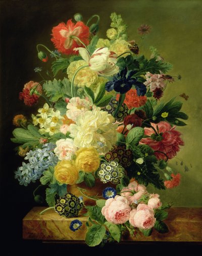 Vase of Flowers by Melanie de Comolera