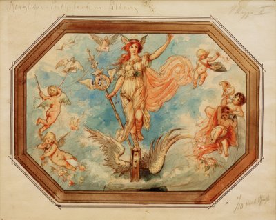 Allegory of the Postal Service by Melchior Lechter