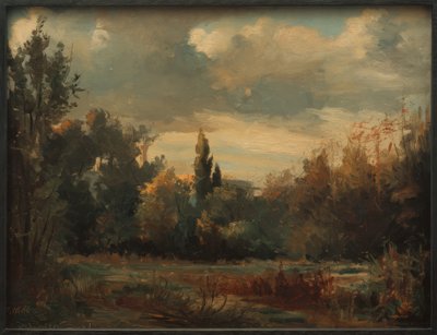 Berlin Park Landscape by Melchior Lechter