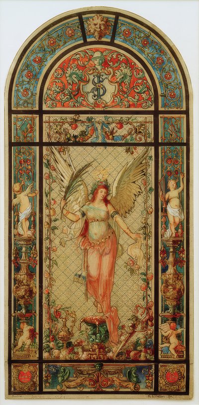 Design for a Window by Melchior Lechter