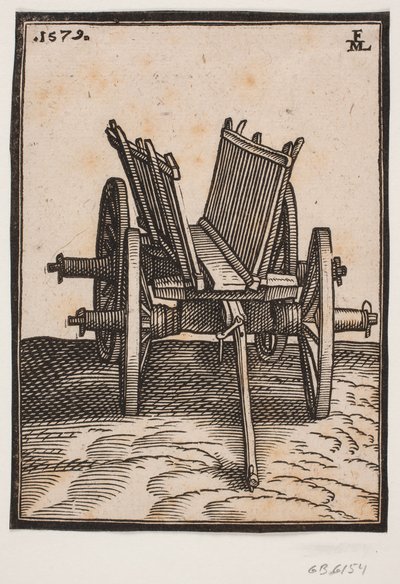A Tatar Farm Wagon by Melchior Lorck