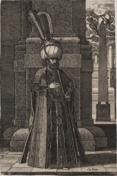 Prince Ismael, Persian Envoy by Melchior Lorck