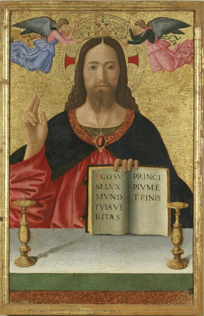 Christ Blessing, 1456-69 by Melozzo da Forli