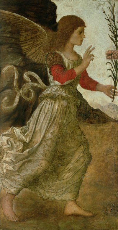 The Annunciating Angel Gabriel by Melozzo da Forli