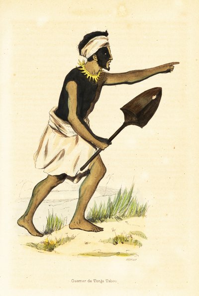 Warrior of Tongatapu, Kingdom of Tonga by Mercier Mercier