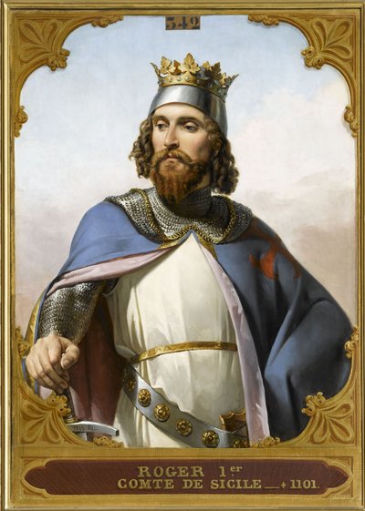 Roger I of Sicily, 1840s by Merry Joseph Blondel