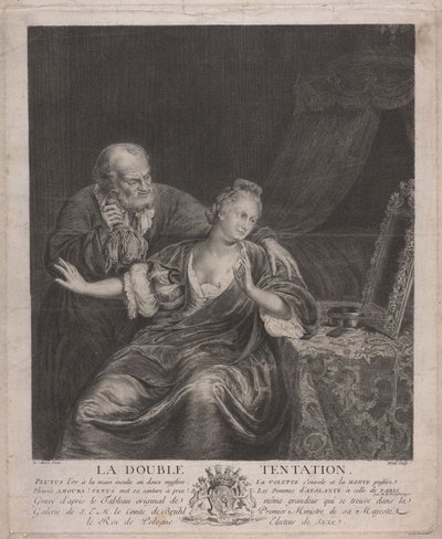 Double Temptation, 18th century by Mesnil