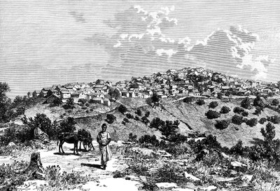 A Kabyle Village, North Africa by Meunier
