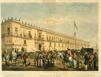Palacio Nacional, Mexico City by Mexican School