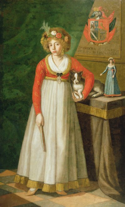 Portrait of Isidore, 1810 by Mexican School