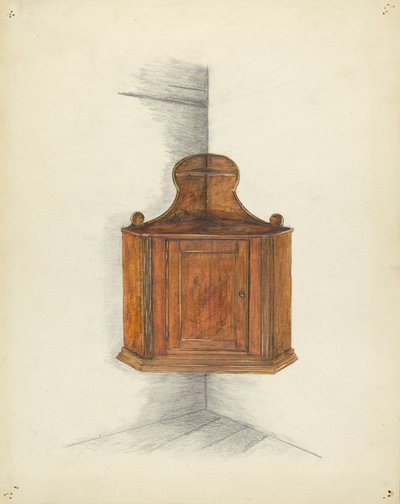 Corner Cupboard, c. 1953 by Meyer Goldbaum