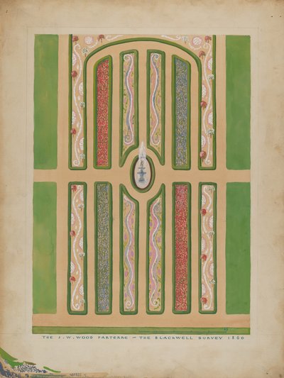 Parterre - J. W. Wood by Meyer Goldbaum