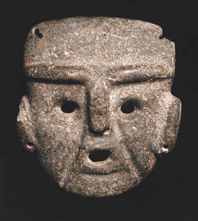 Mask, 300-100 BC by Mezcala Mezcala