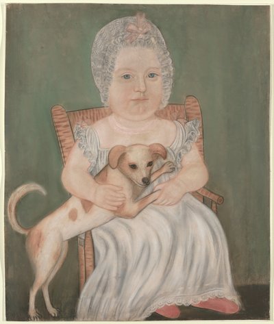 Child with Pet Dog by Micah Williams