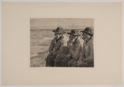 Three Fishermen by Michael Ancher