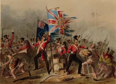 18th Royal Irish at Amoy by Michael Angelo Hayes
