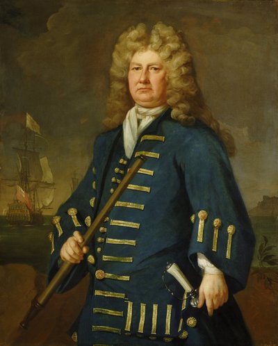 Portrait of Sir Cloudesley Shovell by Michael Dahl