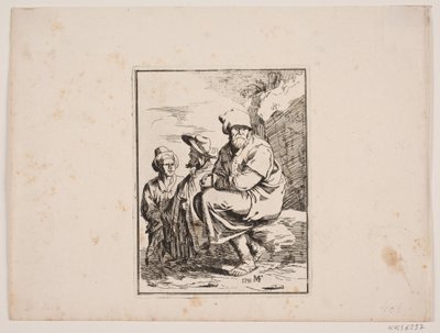 An Old Man and Two Younger Men by Michael Fosie