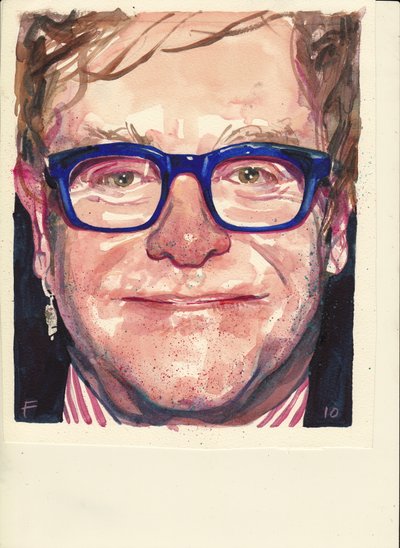 Elton John by Michael Frith