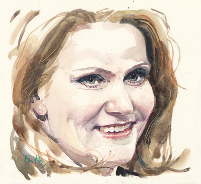 Helle Thorning-Schmidt by Michael Frith