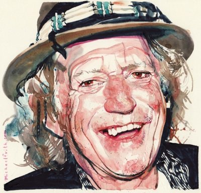 Keith Richards by Michael Frith