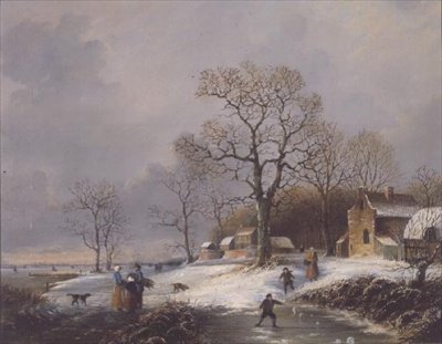 Dutch Winter Scene by Michael Matthews