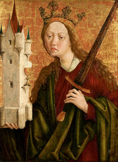 St. Barbara by Michael Pacher (Werkstatt)