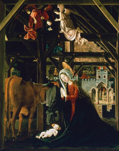 Nativity, from the St. Wolfgang Altarpiece by Michael Pacher