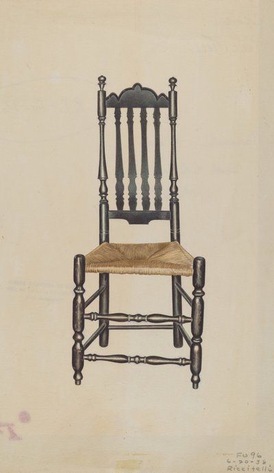 Banister Back Side Chair by Michael Riccitelli