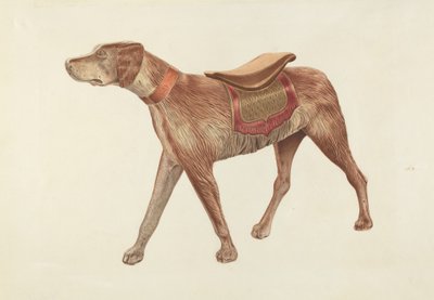 Carousel Dog, c. 1938 by Michael Riccitelli