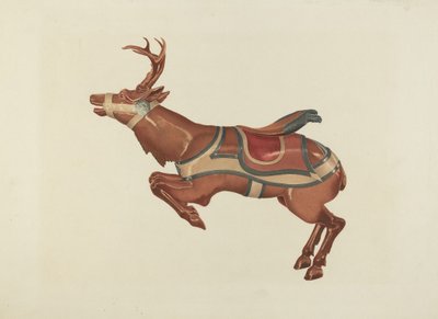 Carousel Reindeer by Michael Riccitelli